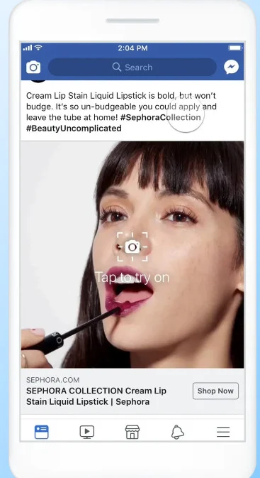 Facebook Augmented Reality (AR) Ads Facebook Augmented Reality (AR) Ads