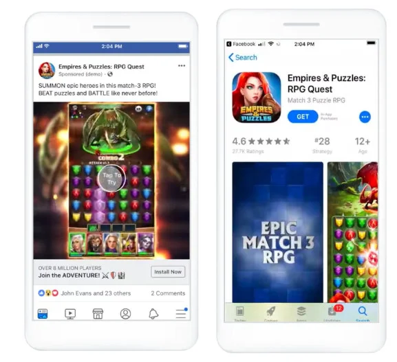 Facebook Playable Ads Facebook Playable Ads