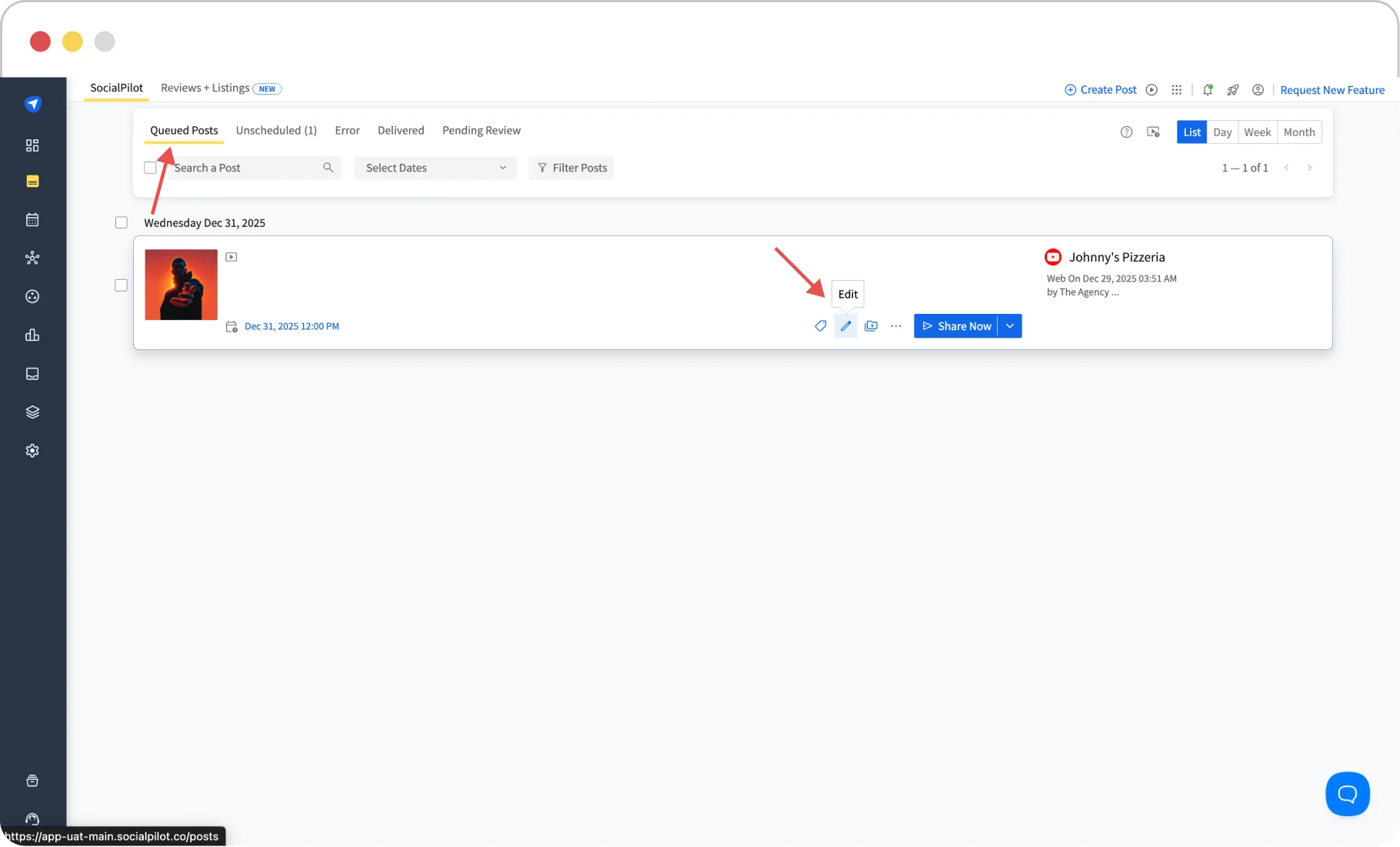 Queued Posts Queued Posts