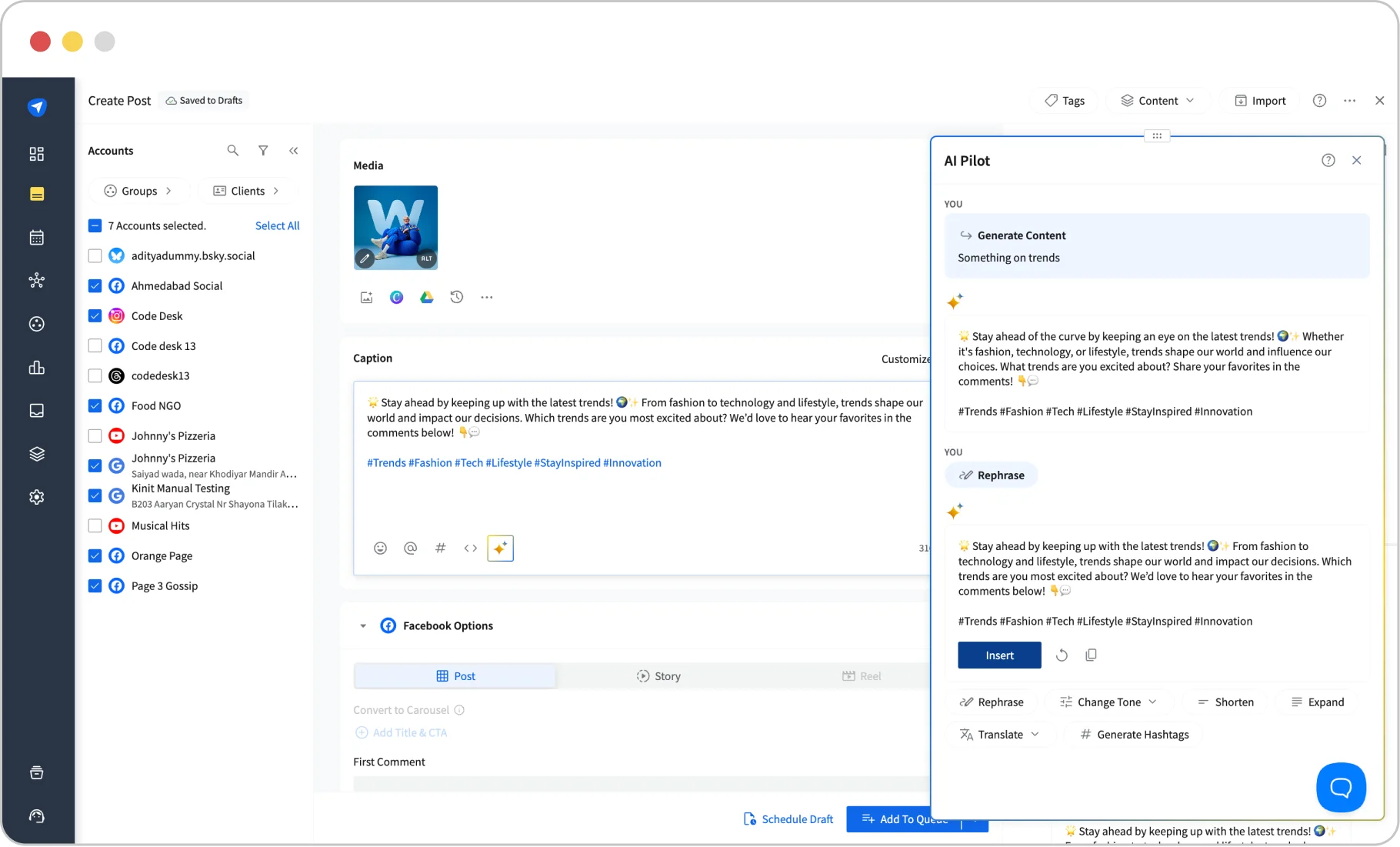 SocialPilot's AI Pilot