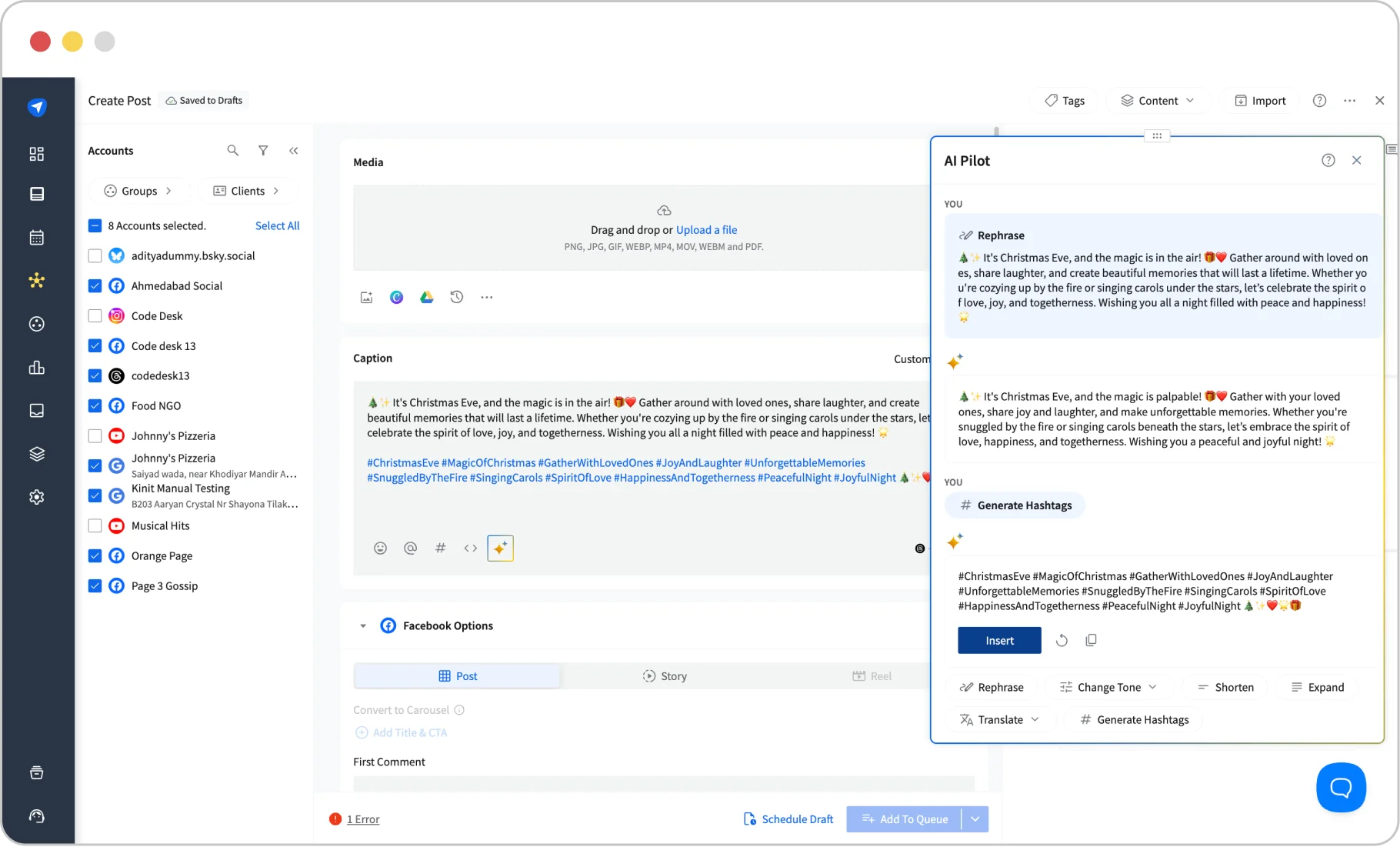 SocialPilot's AI Pilot