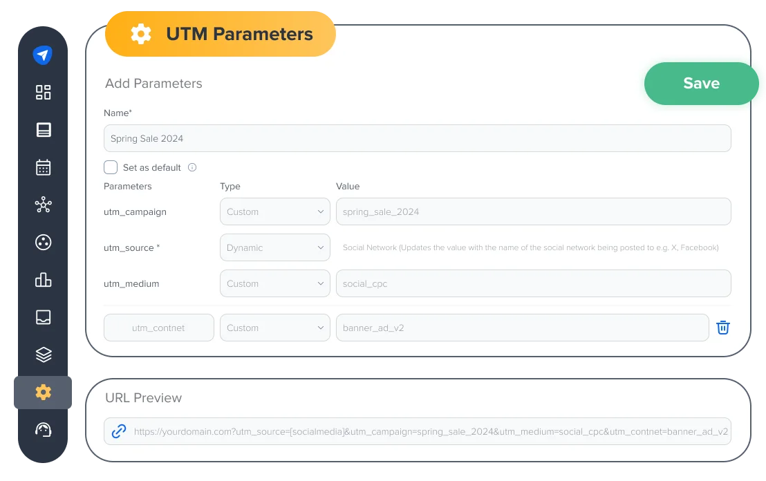 UTM-Parameter UTM-Parameter
