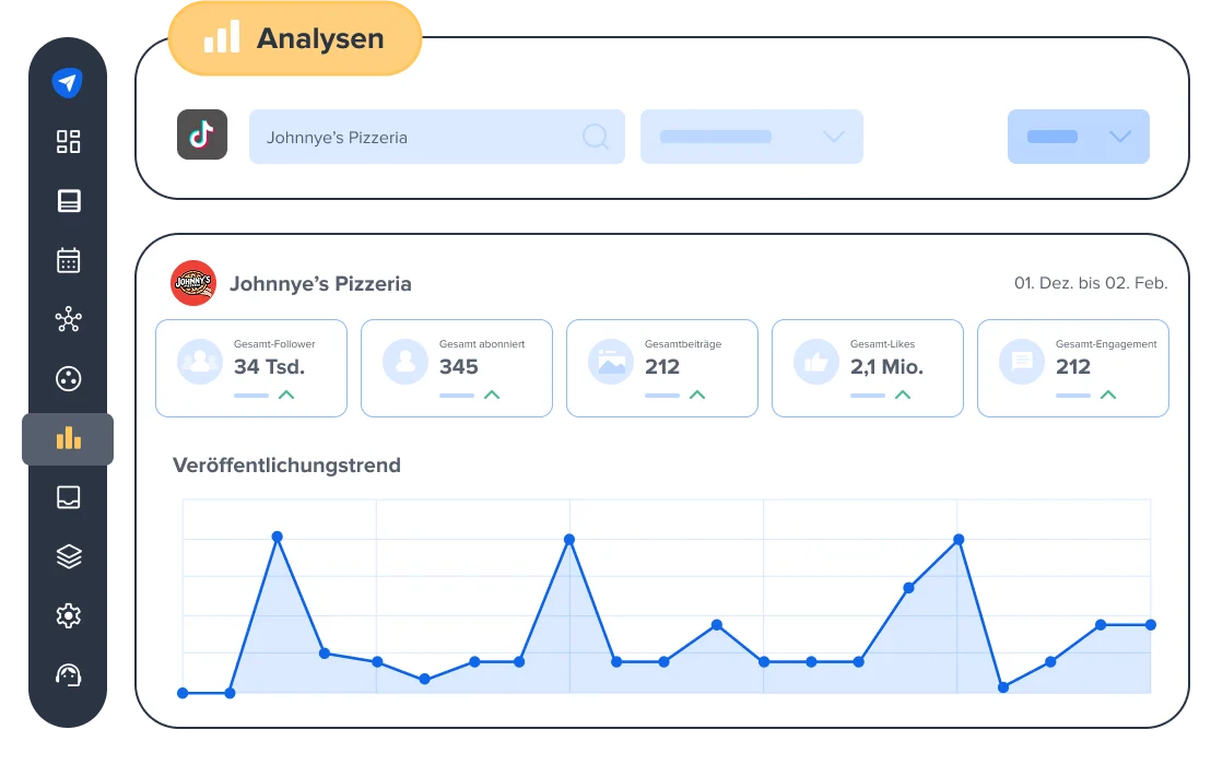 Analysieren Sie die Gesamtleistung Ihres TikTok-Kontos