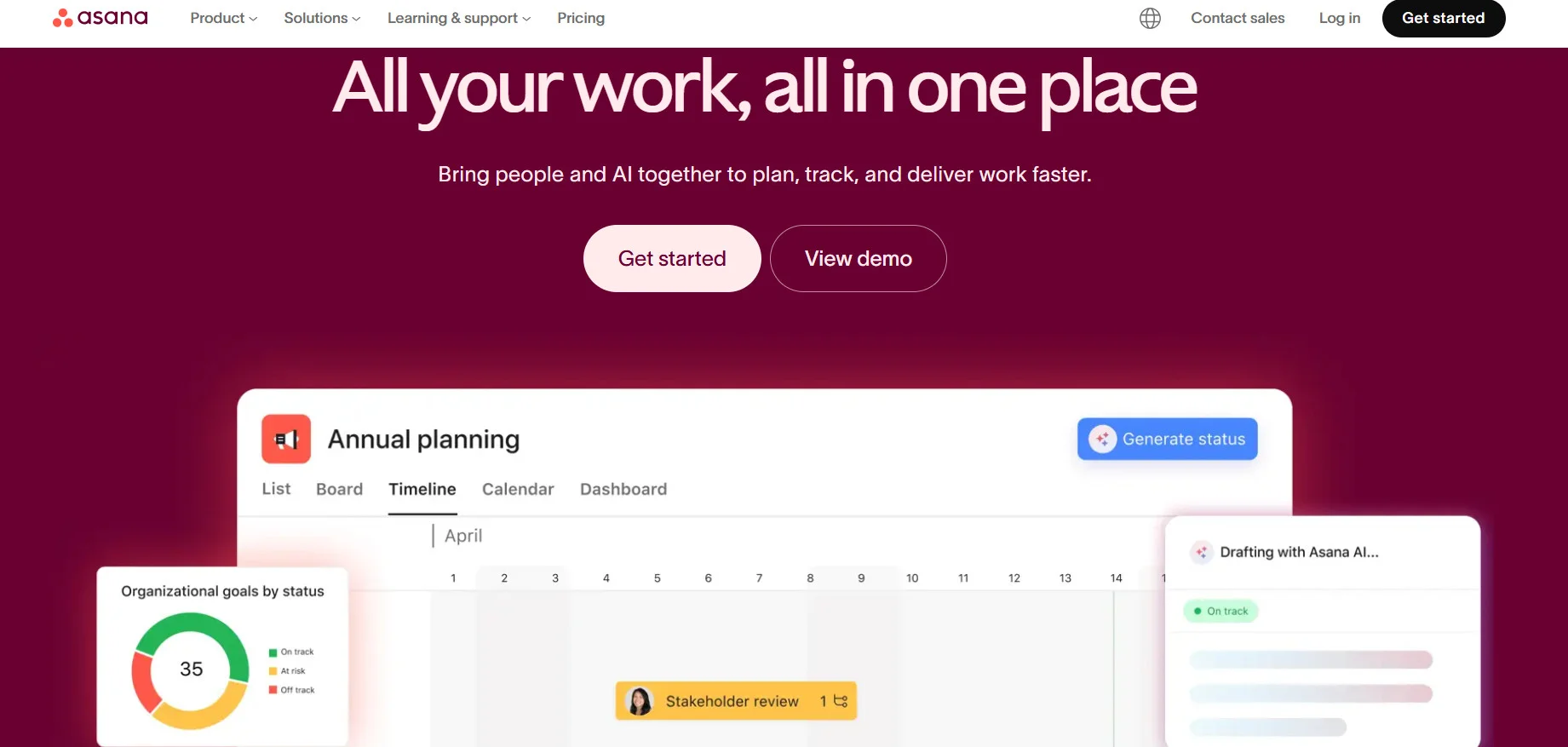 Asana-Website Asana-Website