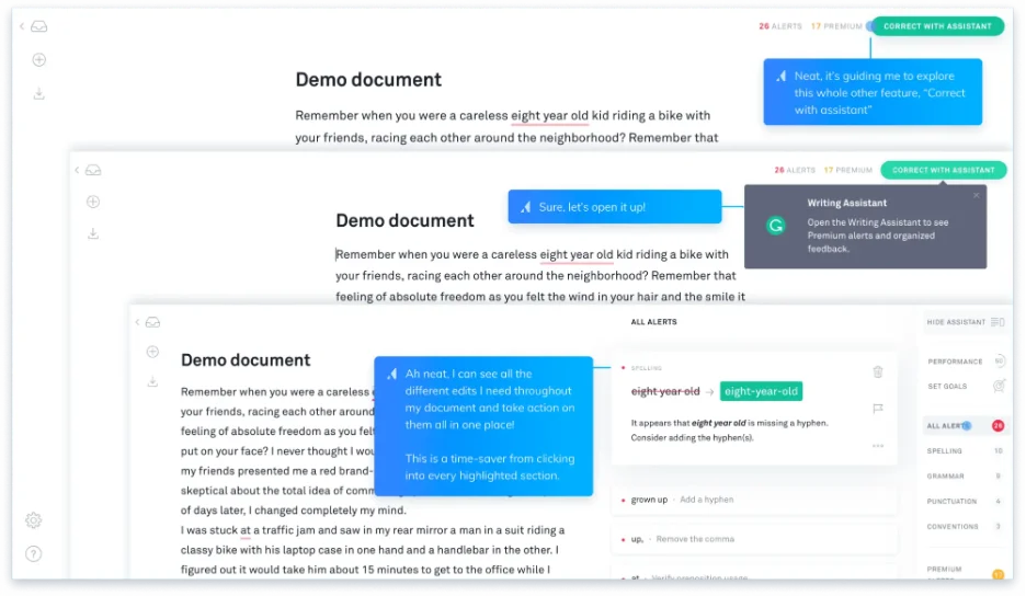 Grammarly’s Onboarding process for new customers Grammarly’s Onboarding process for new customers