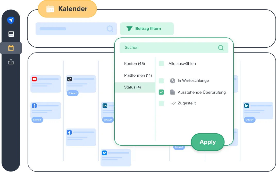 Inhaltskalender in SocialPilot teilen Inhaltskalender in SocialPilot teilen