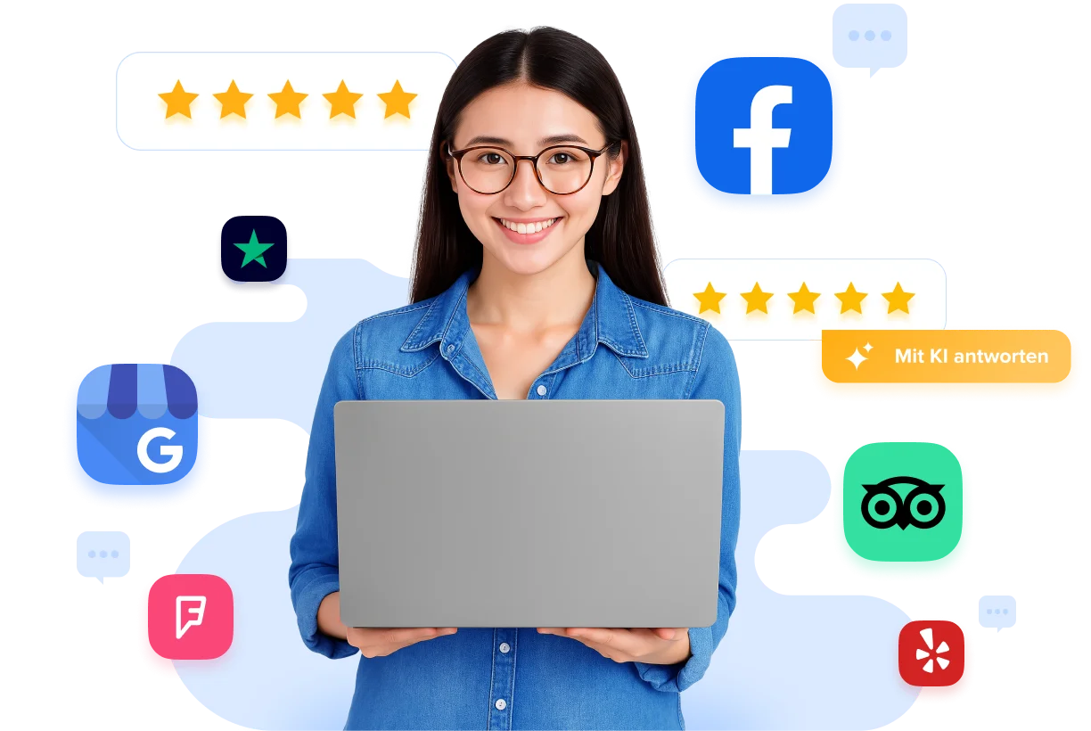 Verwalten Sie alle Kundenrezensionen von einer Stelle aus