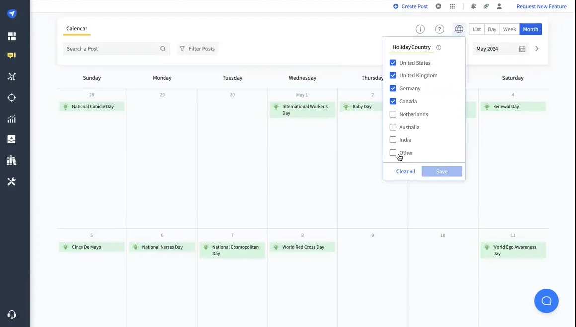 create a social media calendar on monthly or weekly basis create a social media calendar on monthly or weekly basis