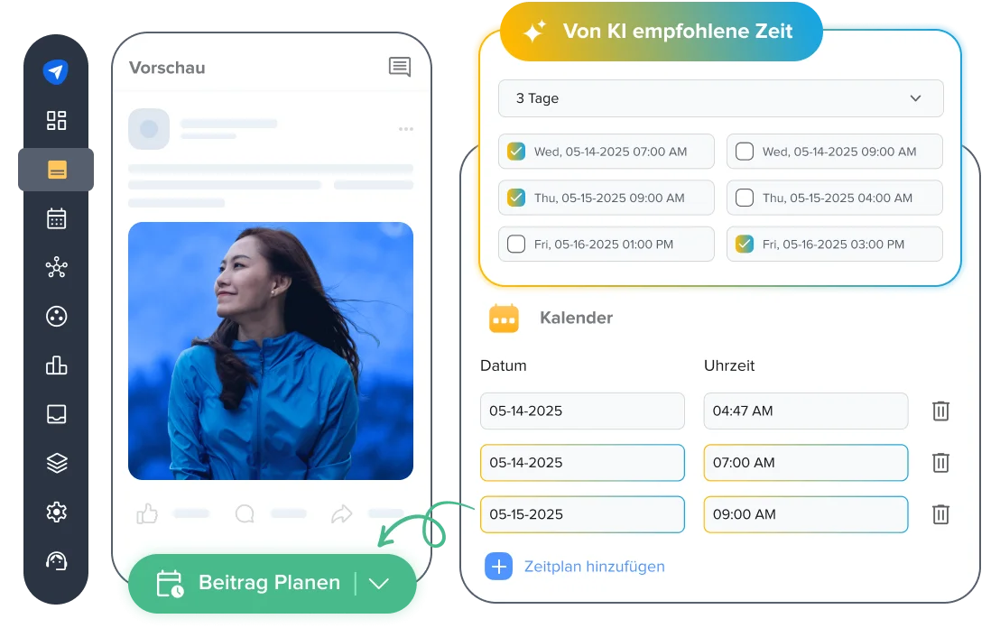 AI Vorgeschlagene Zeit