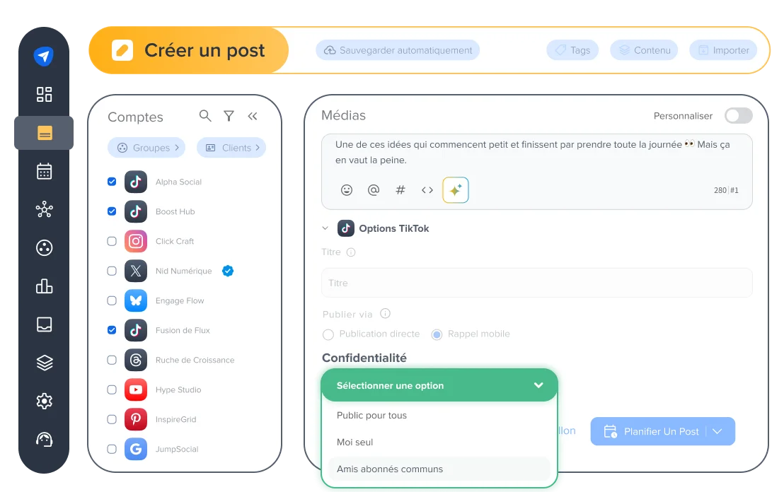 Adaptez votre audience TikTok