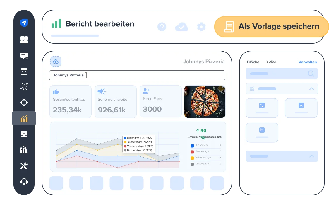 Berichtsvorlagen speichern und schneller liefern