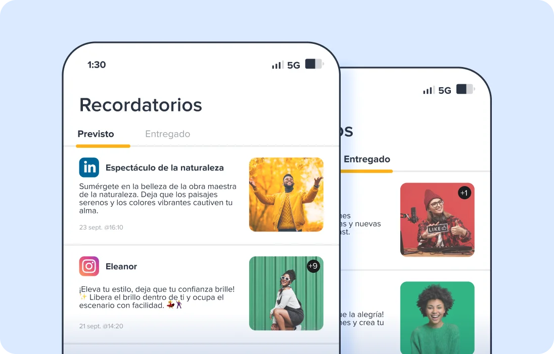 Calendario de publicación