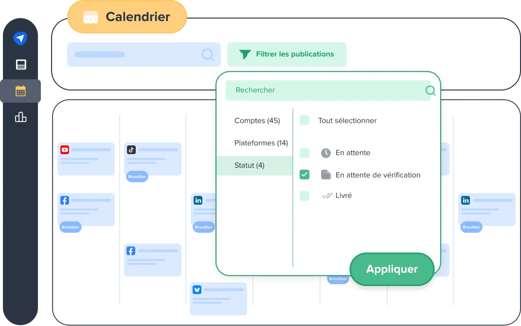 Calendrier de contenu Partager dans SocialPilot Calendrier de contenu Partager dans SocialPilot