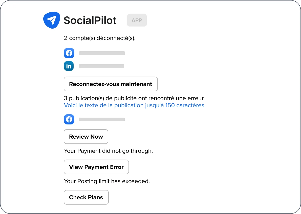 Les problèmes critiques sont signalés en quelques secondes Les problèmes critiques sont signalés en quelques secondes
