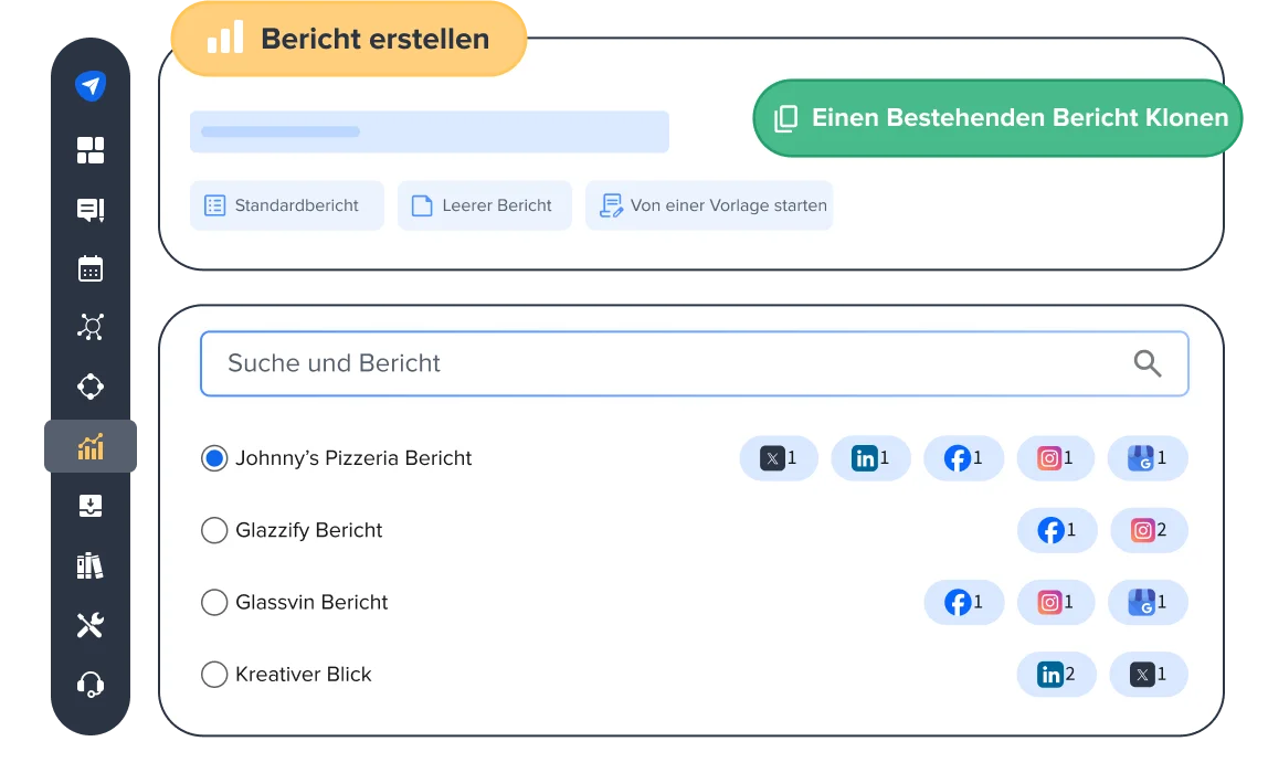 Duplizieren Sie Berichte, um konsistent zu bleiben und Zeit zu sparen