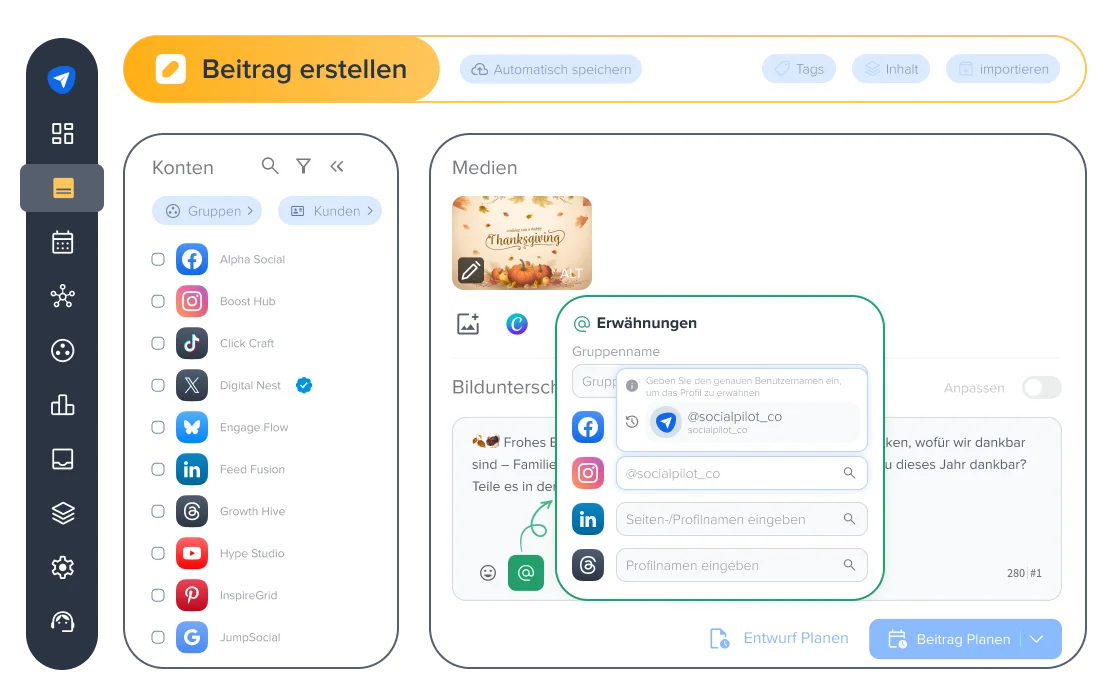 Erhöhen Sie das Potenzial für Sichtbarkeit und Engagement