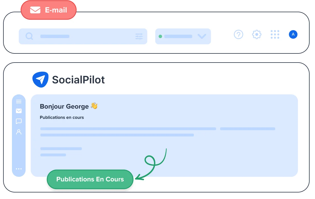 Examen par le client des messages programmés dans SocialPilot Examen par le client des messages programmés dans SocialPilot