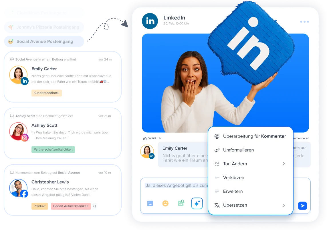 LinkedIn Posteingang