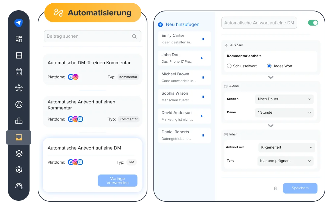 Nutzung von KI für professionelle und intelligentere Antworten
