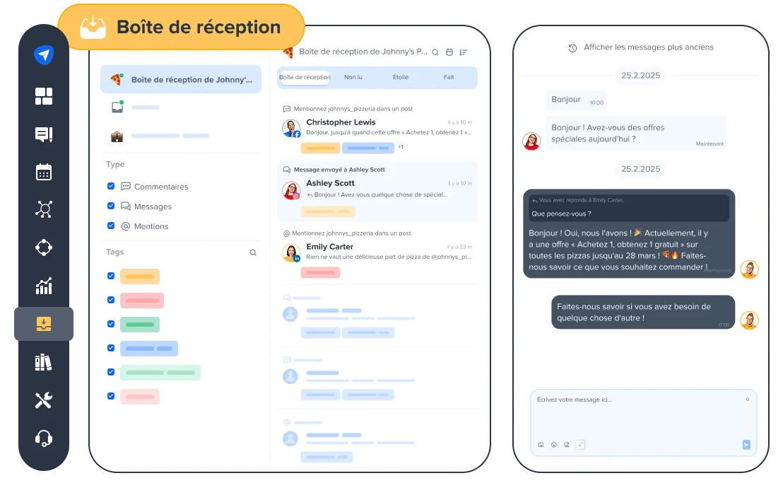 Obtenir une vue holistique de toutes les interactions Facebook à partir d'un seul endroit Obtenir une vue holistique de toutes les interactions Facebook à partir d'un seul endroit