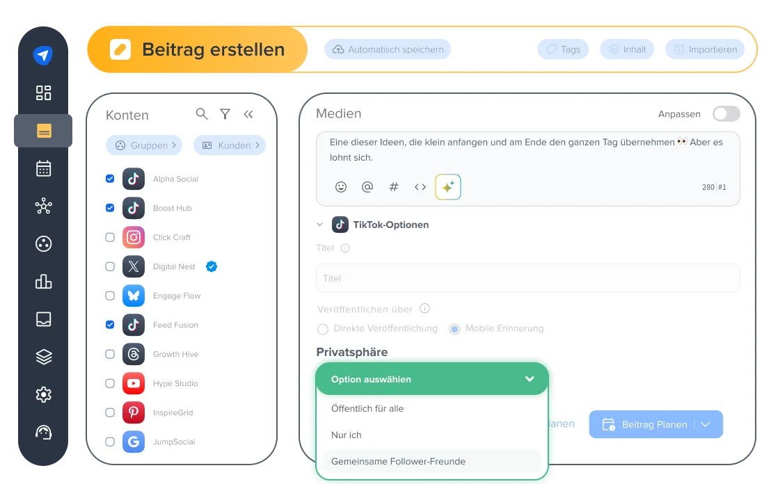 Passen Sie Ihr TikTok-Publikum an Passen Sie Ihr TikTok-Publikum an