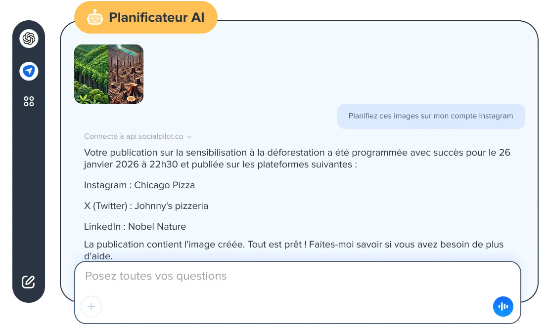 Programmation sur commande sur toutes les plates-formes