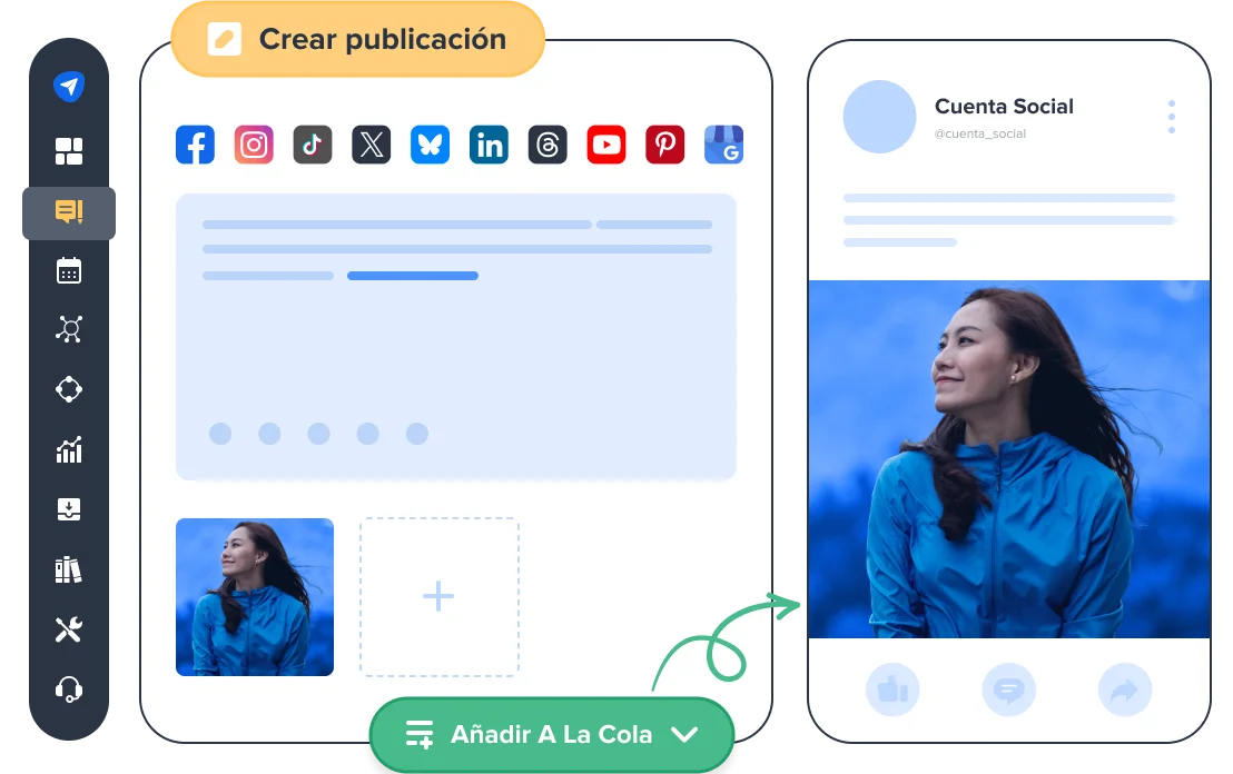 Planifique con antelación la publicación de contenidos con el planificador de redes sociales