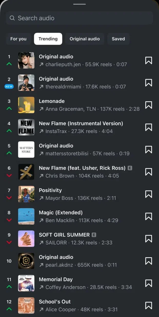 Use Instagram's Built-In Trending Leaderboard