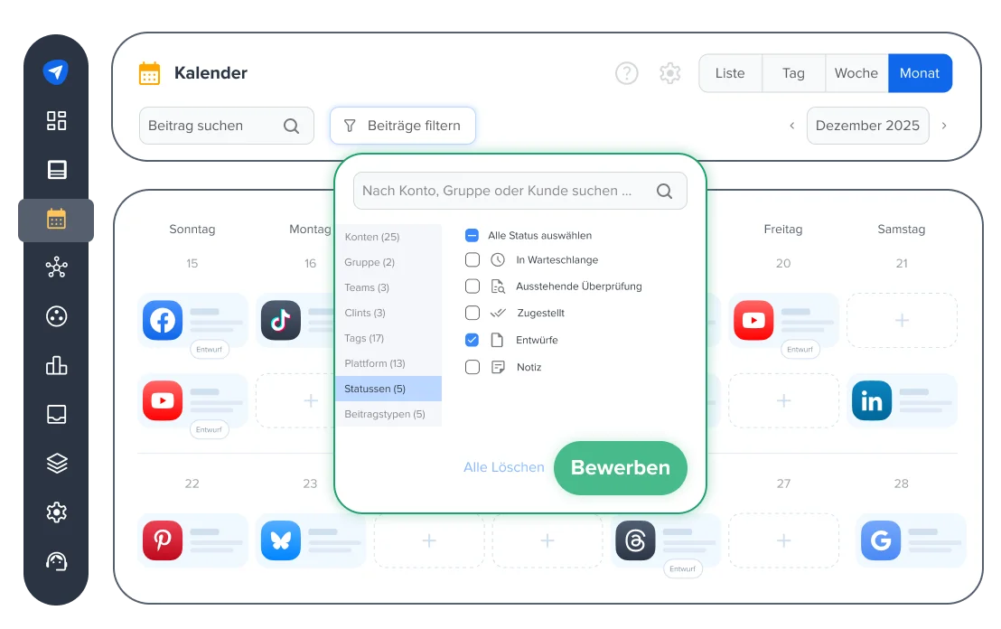 Verbesserte Transparenz für schnelleres Feedback