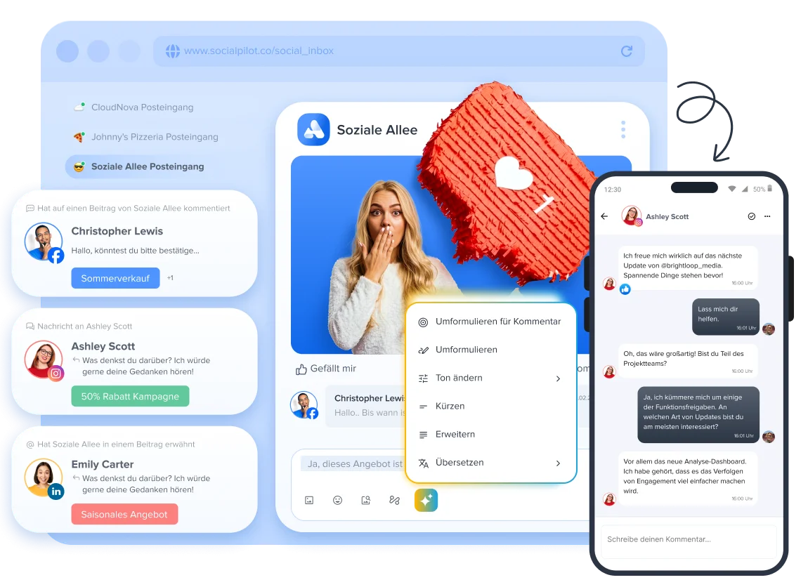 Verpassen Sie nie wieder eine Nachricht von einem Kunden mit Social Inbox