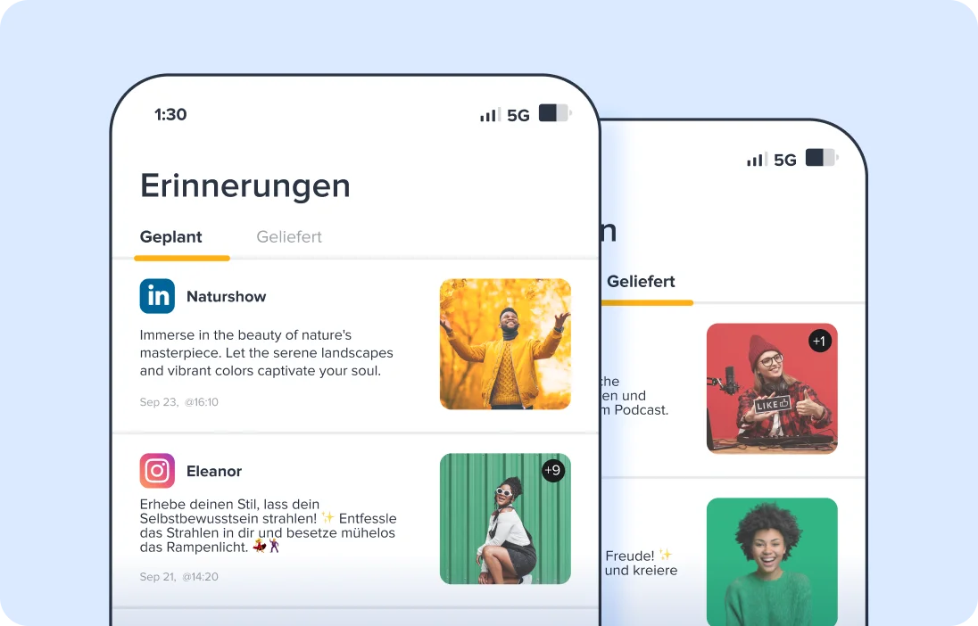 Zeitplan für die Veröffentlichung