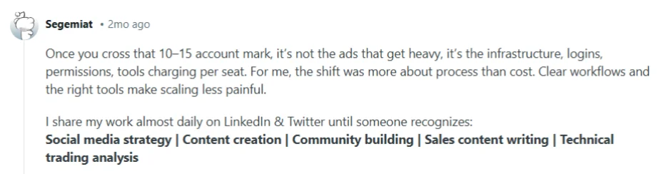 Another agency owner sharing the reason behind 15 clients ceiling Another agency owner sharing the reason behind 15 clients ceiling