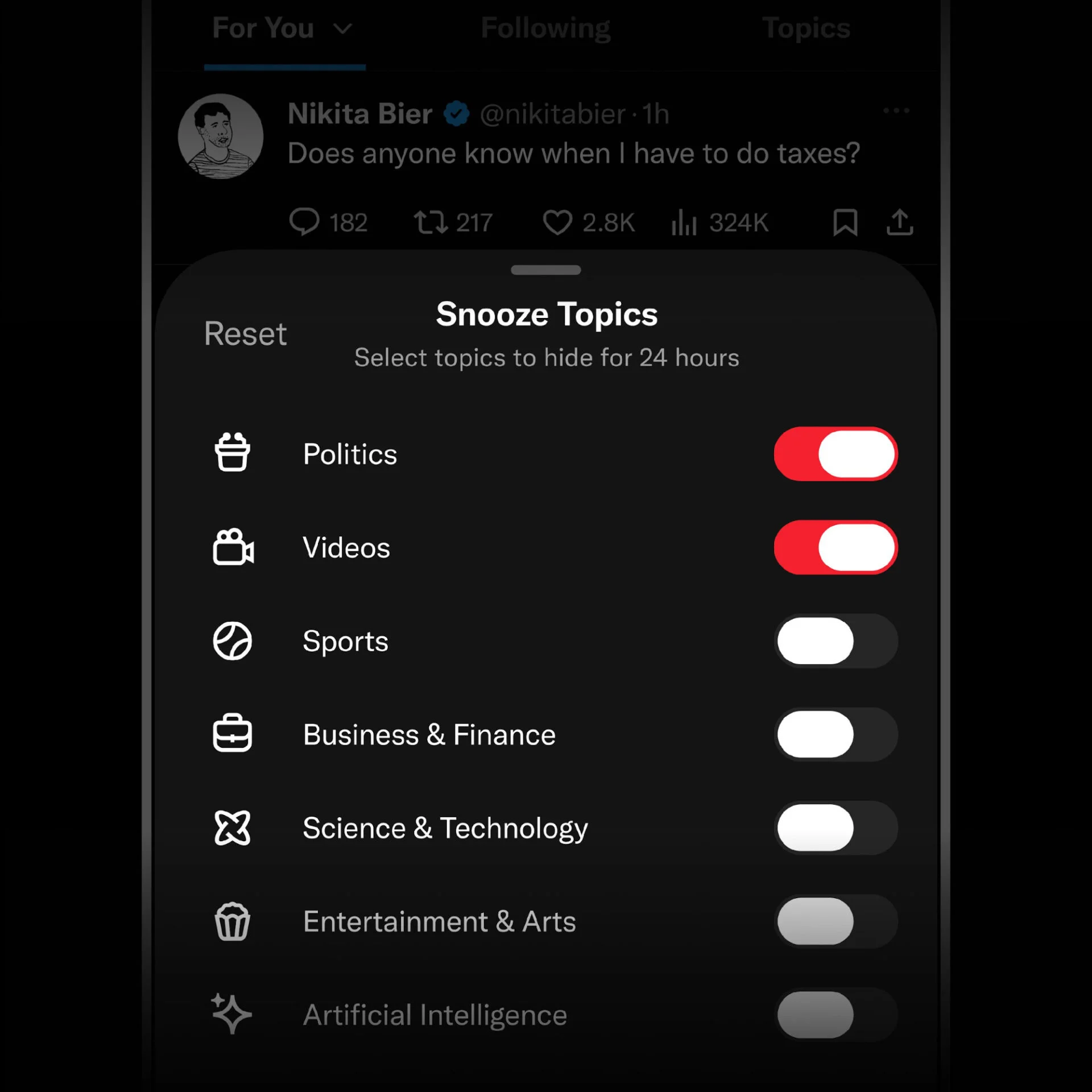 X is rolling out Custom Timelines, allowing users to pin specific topics directly to their home tab X is rolling out Custom Timelines, allowing users to pin specific topics directly to their home tab