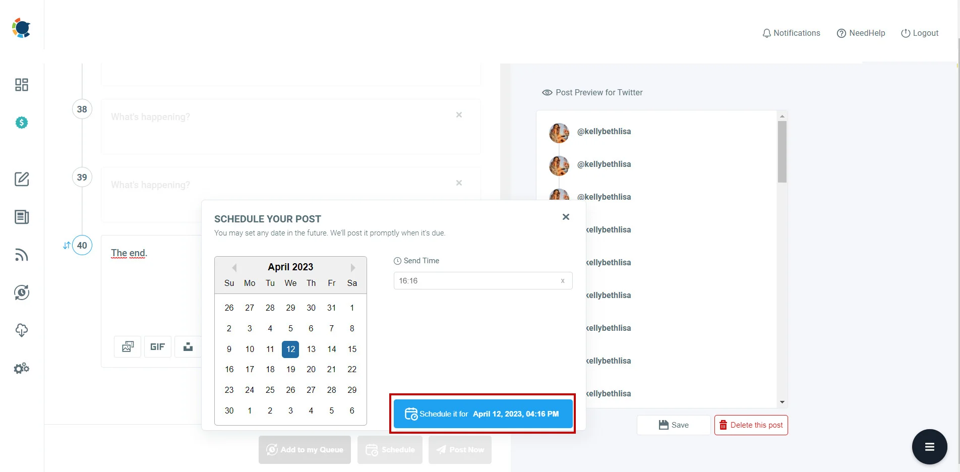 Circleboom X/Twitter Thread Scheduling Tool Circleboom X/Twitter Thread Scheduling Tool