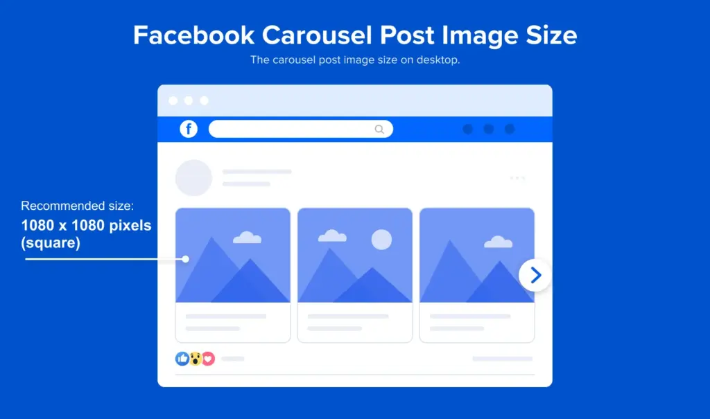 Facebook Carousel Post Image Size