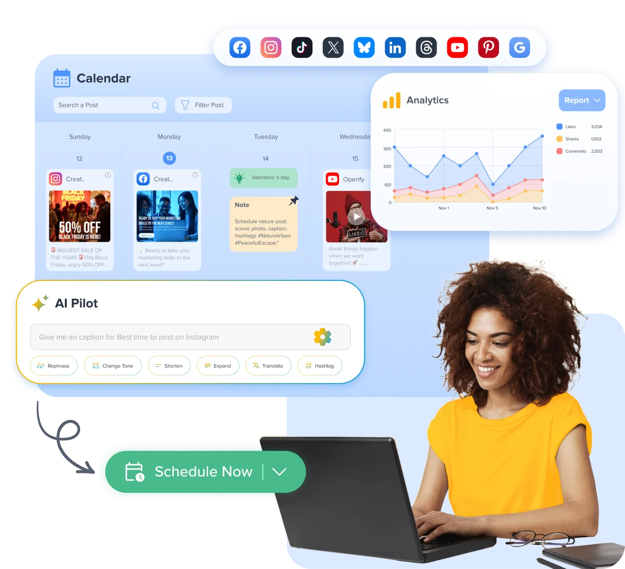 Manage All Your Social Media From One Dashboard