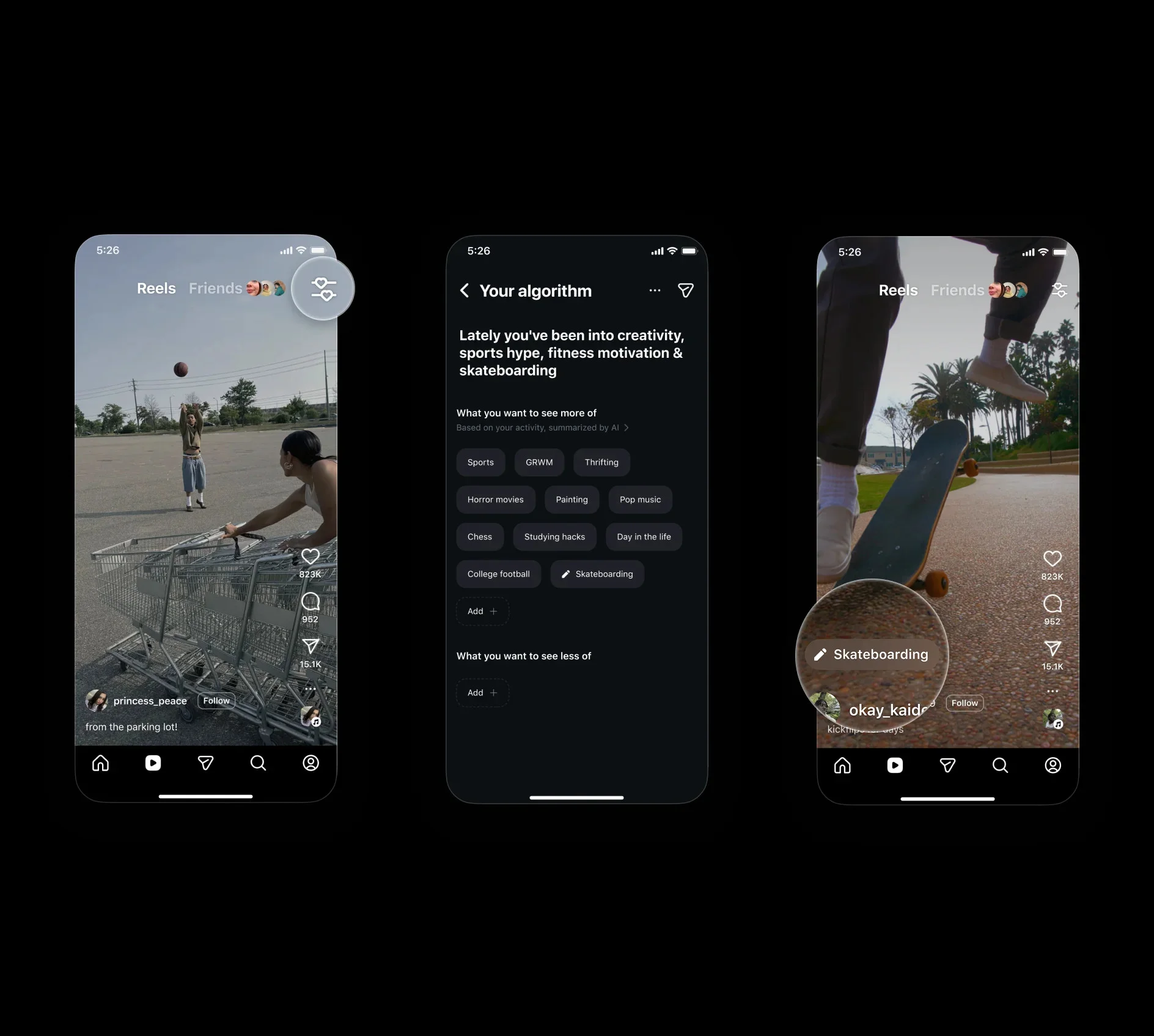 Insatgram Your Algorithm Launches for Reels and Explore after Topics control Insatgram Your Algorithm Launches for Reels and Explore after Topics control