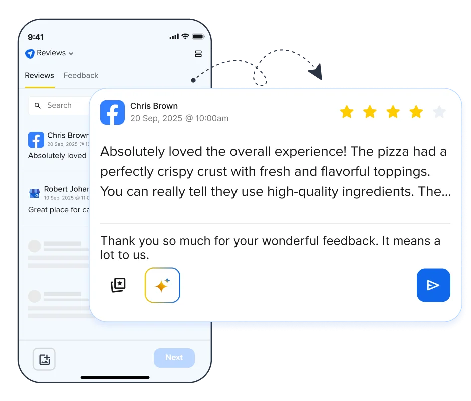 Respond to Reviews from Anywhere