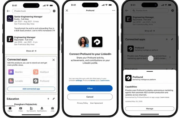 Connected Apps for verifiable skills on LinkedIn Connected Apps for verifiable skills on LinkedIn