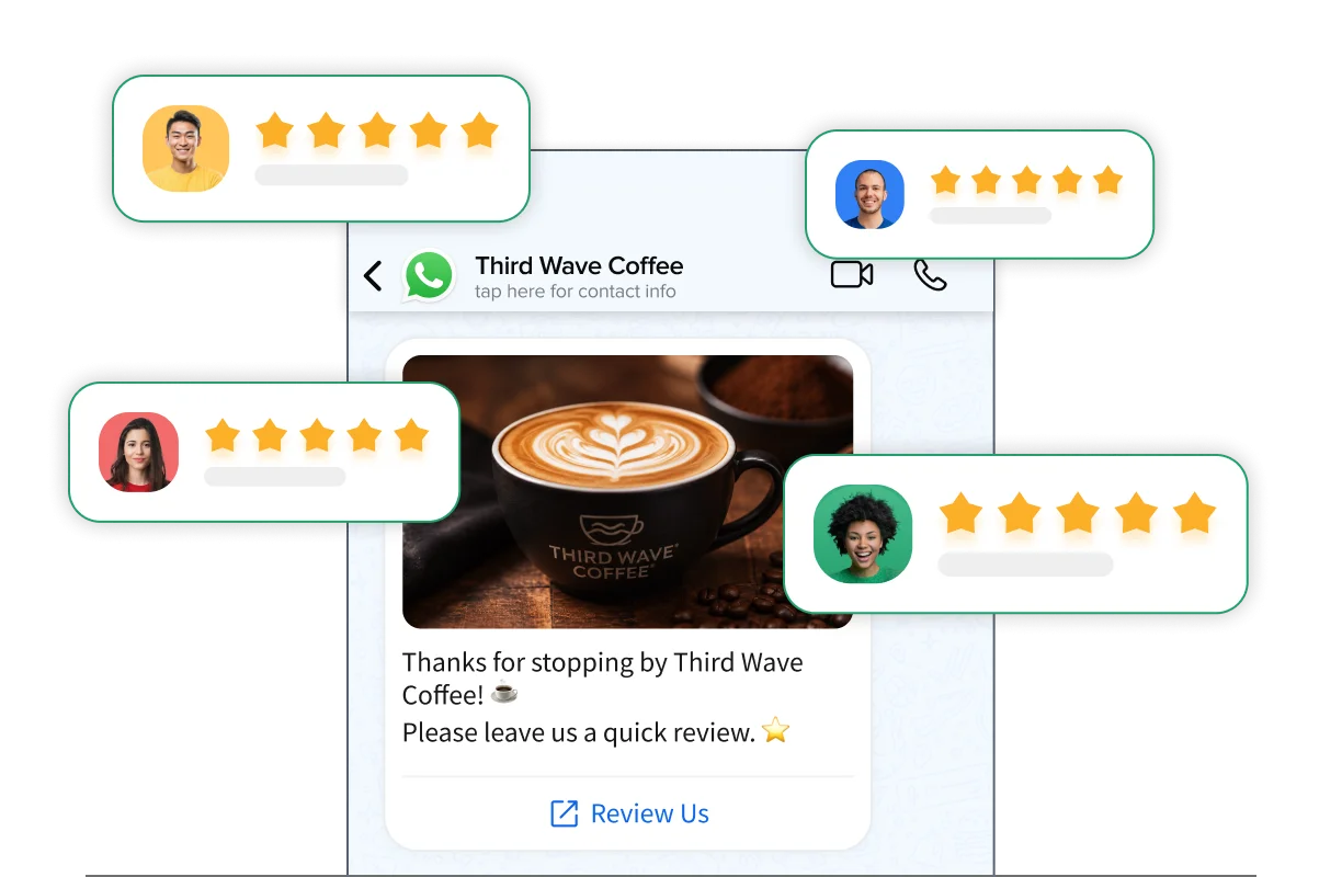 Reach Customers Faster With Review Requests on WhatsApp