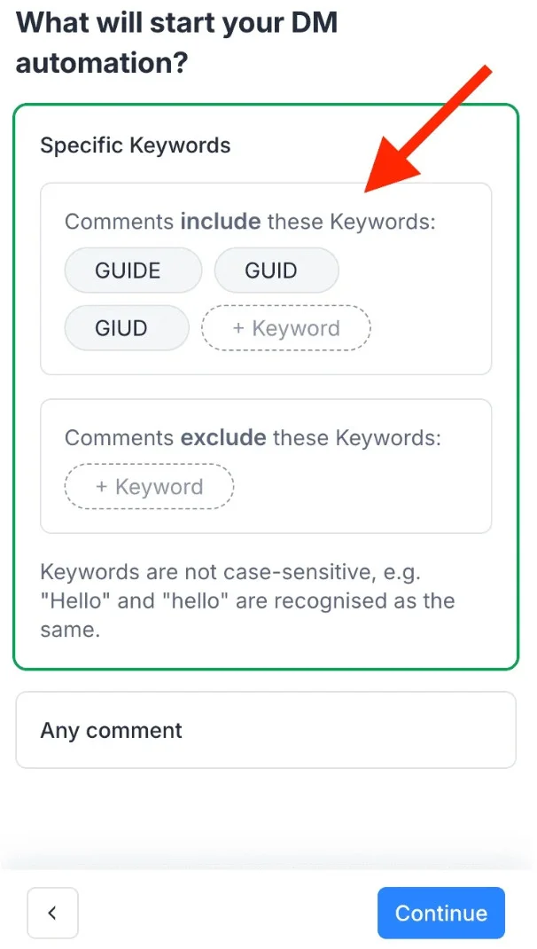 Adding keyword variations for reliable automation Adding keyword variations for reliable automation
