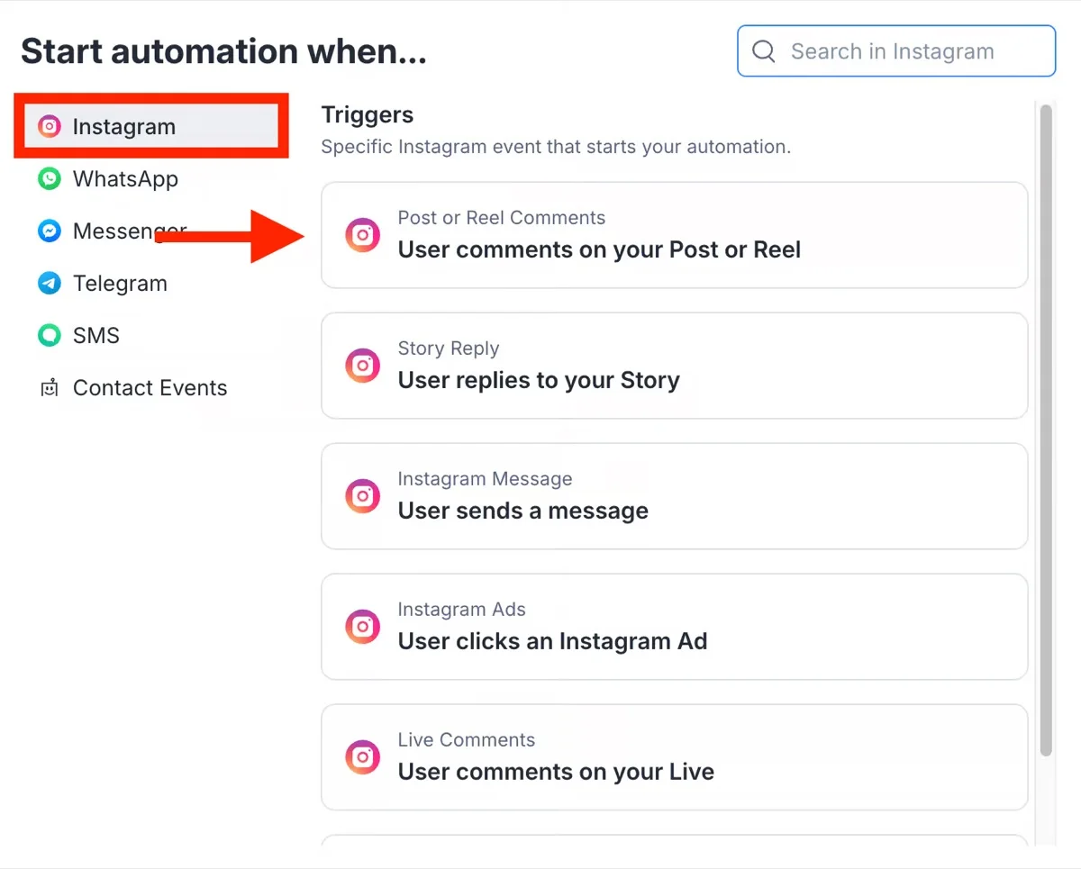 Setting up comment-to-DM automation in a third-party tool Setting up comment-to-DM automation in a third-party tool