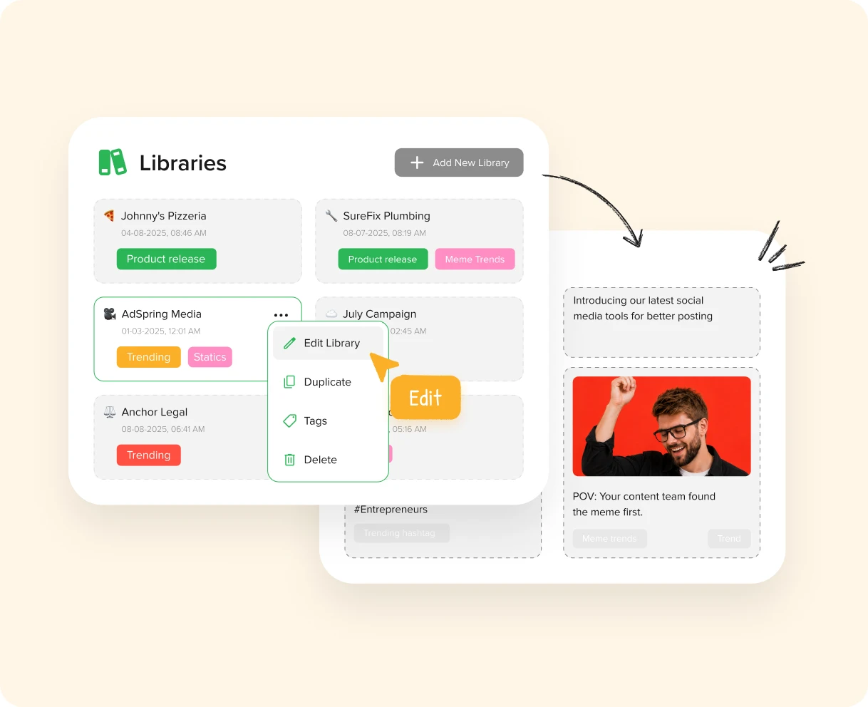 Créer plusieurs bibliothèques pour organiser facilement le contenu Créer plusieurs bibliothèques pour organiser facilement le contenu