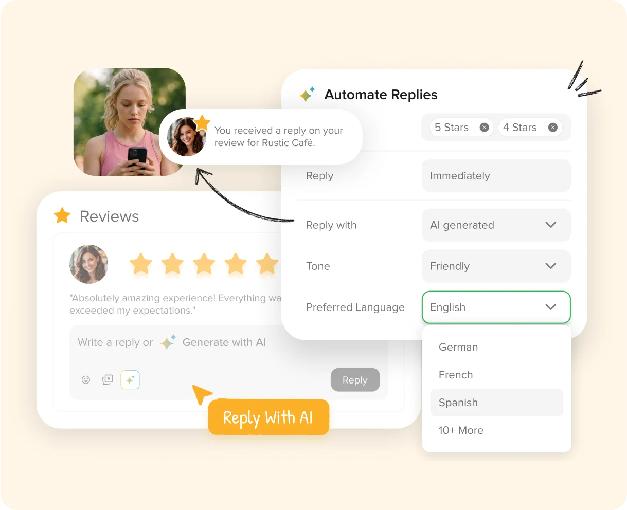 Respond to Reviews Faster with AI