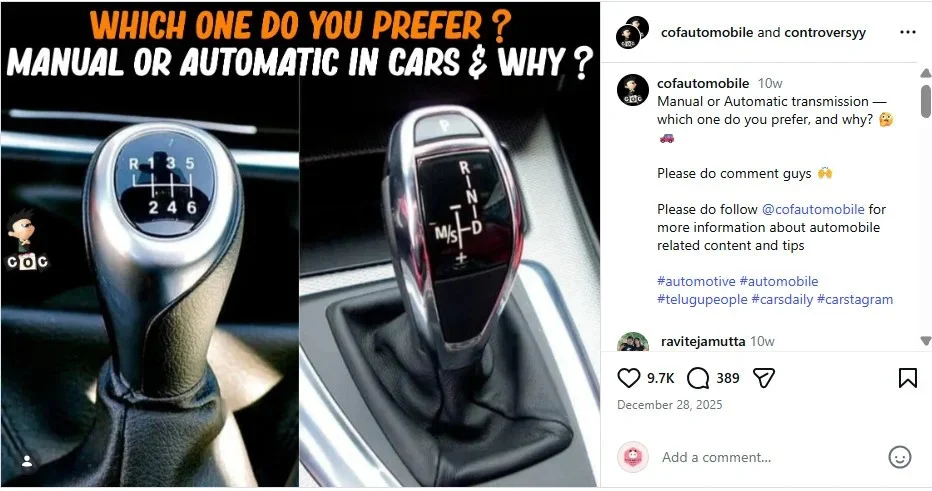 An interactive post by Cof Automobile on Instagram An interactive post by Cof Automobile on Instagram