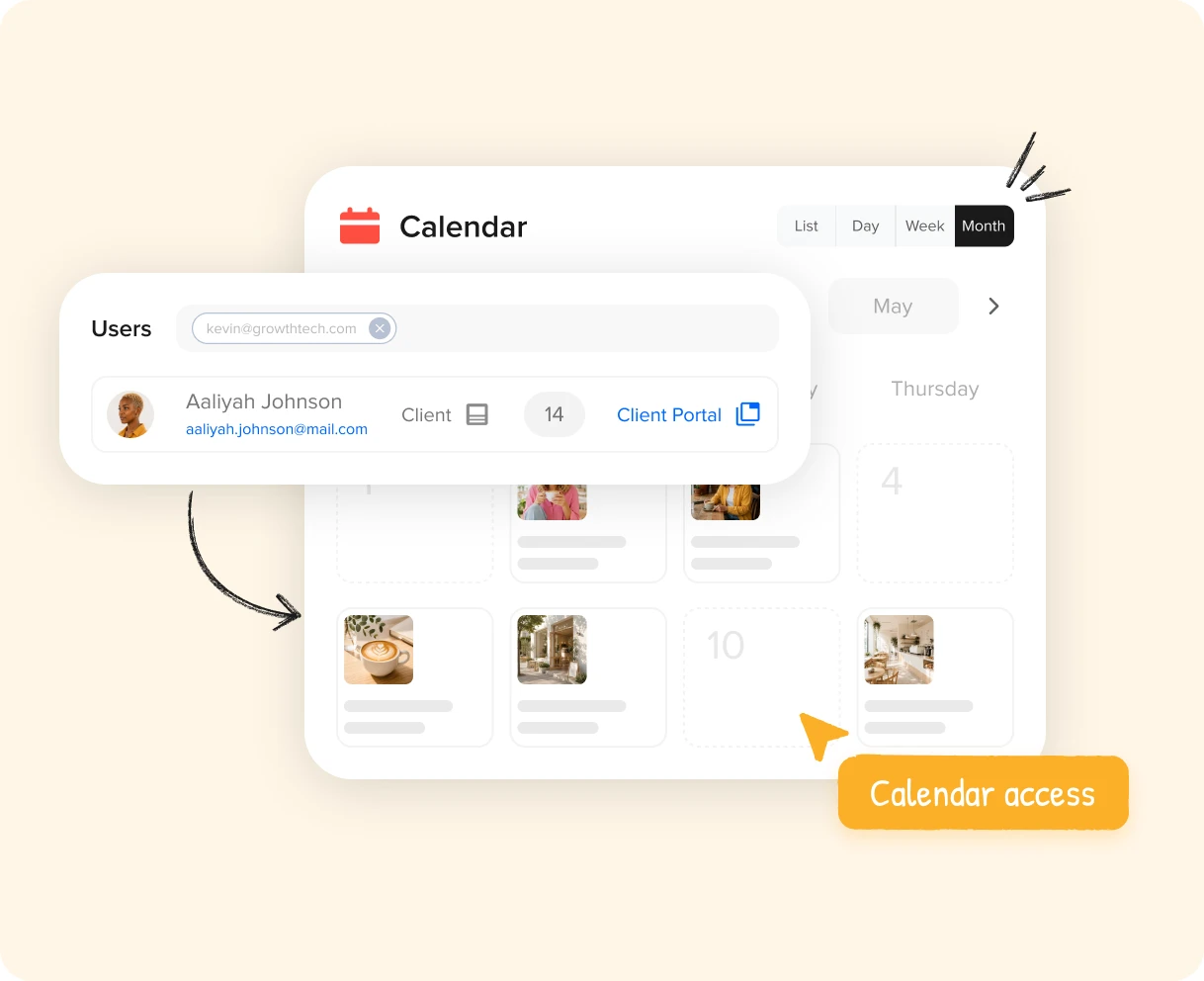 Vue conviviale dans SocialPilot Vue conviviale dans SocialPilot
