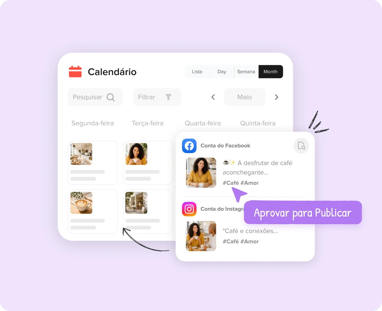 Processo de aprovação mais rápido no SocialPilot Processo de aprovação mais rápido no SocialPilot