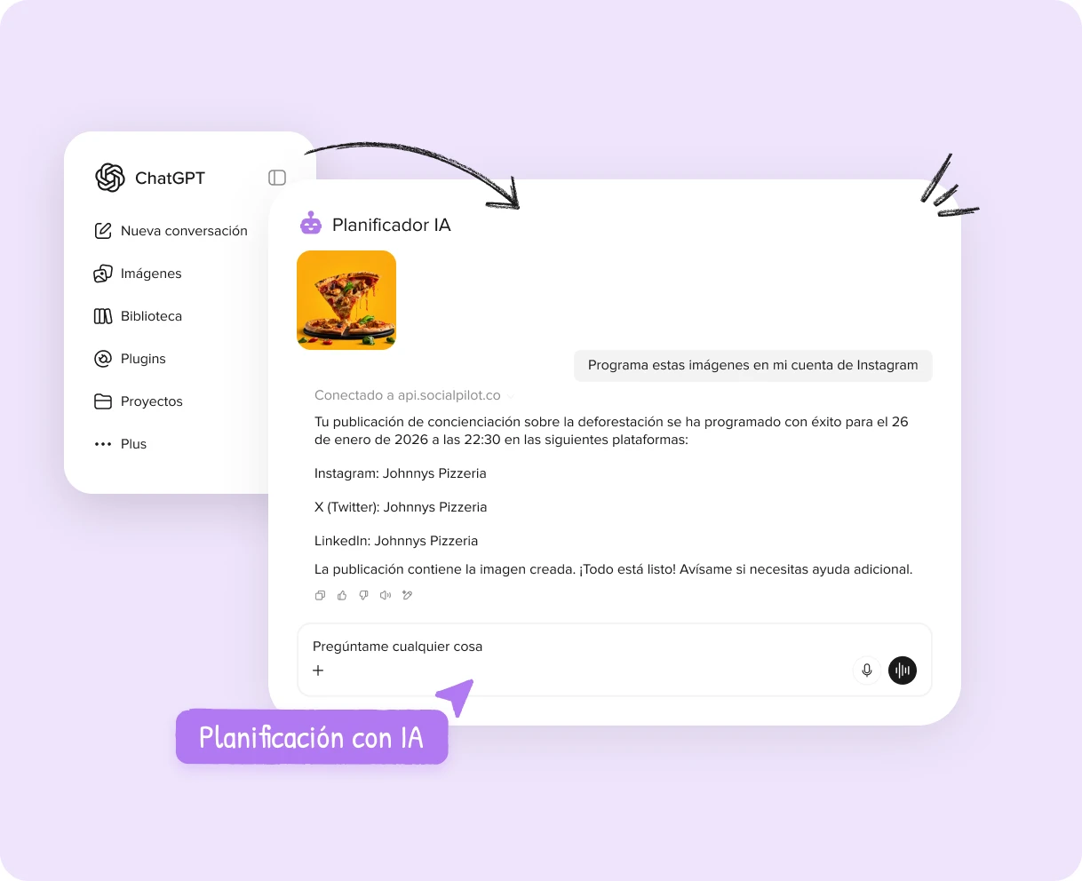 Automatizar la publicación en redes sociales desde ChatGPT