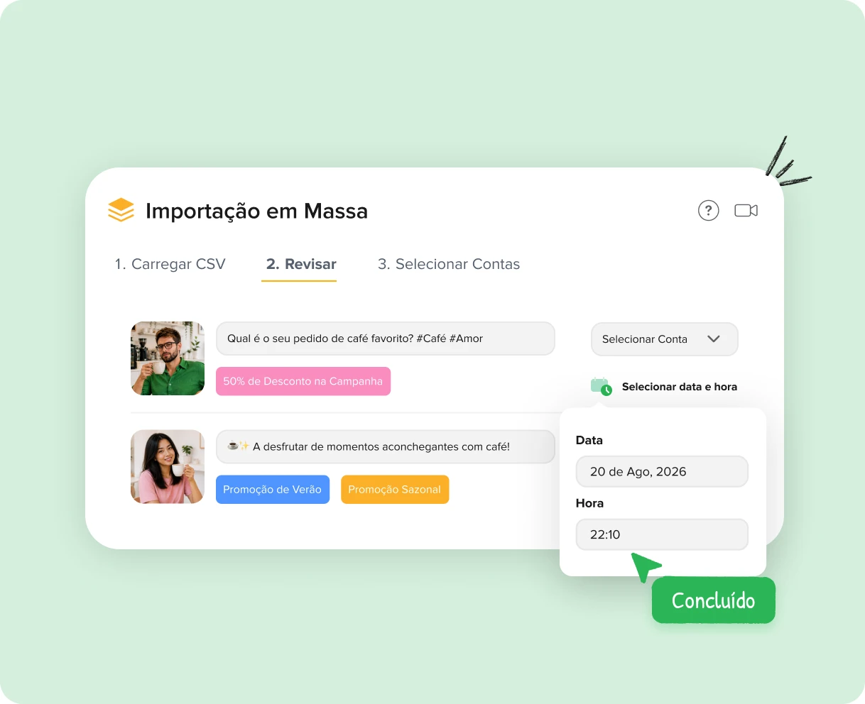Assegurar uma publicação consistente para um melhor alcance Assegurar uma publicação consistente para um melhor alcance