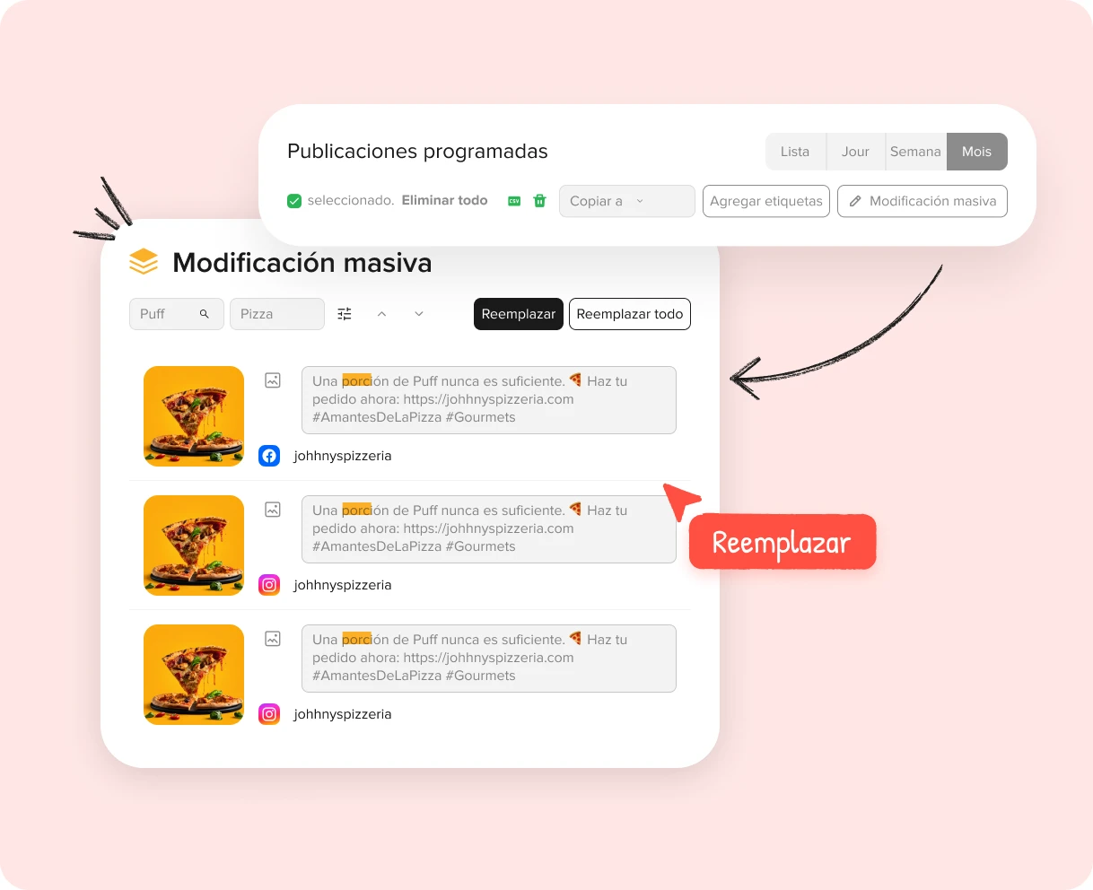 Gestione los cambios de última hora más rápidamente con la edición masiva